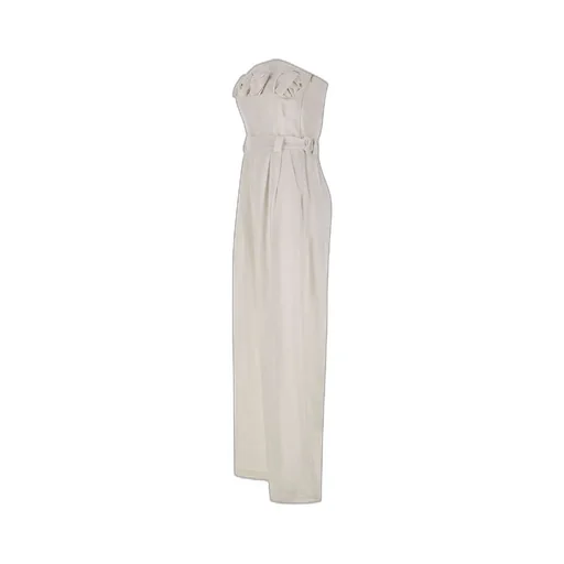 Kaos Rose Motif Strapless Jumpsuit