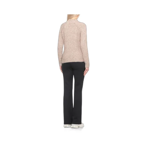 K-Way Terry Mock-Neck Jumper