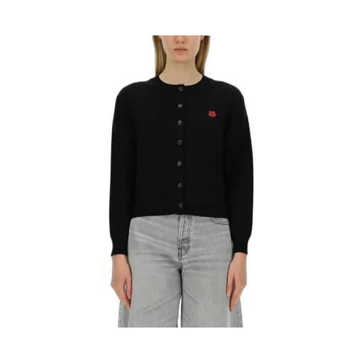 Kenzo Logo Embroidery Cardigan