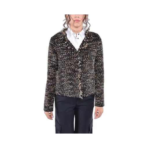 Kangra Textured Knit Knitted Jacket