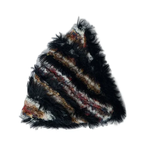 Kiko Kostadinov Chevron Textured Knit Scarf