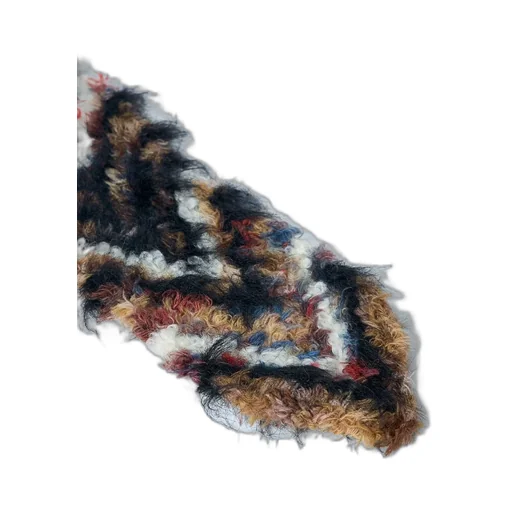 Kiko Kostadinov Chevron Textured Knit Scarf