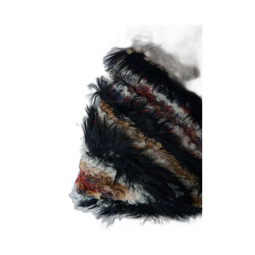Kiko Kostadinov Chevron Textured Knit Scarf