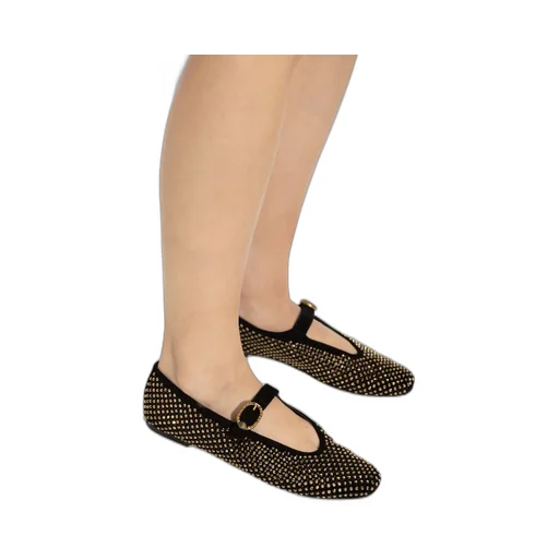Kurt Geiger Mayfair Studded Mary Jane Ballet Flats