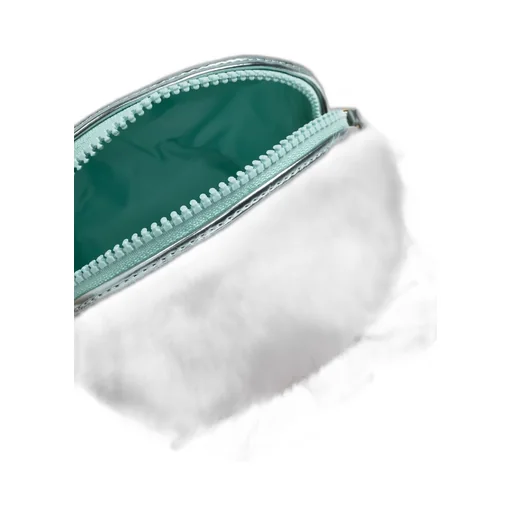 Kurt Geiger Pom Pom Eagle Faux Fur Crossbody Bag