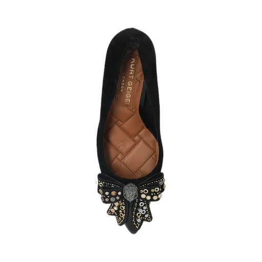 Kurt Geiger Belgravia Studded Bow Pumps