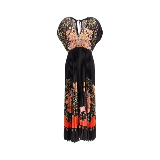 La Doublej Accordion Pleated Maxi Dress