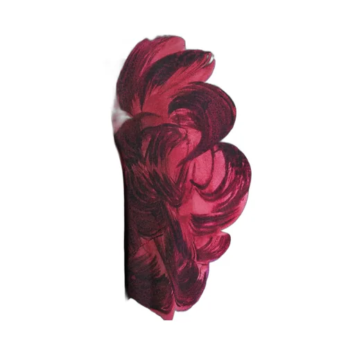 La Doublej Peony Print Silk Top