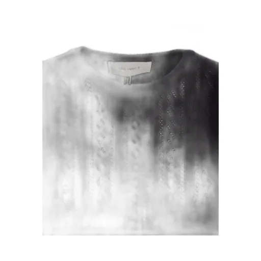 Lisa Yang Nika Pointelle Short-Sleeve Sweater