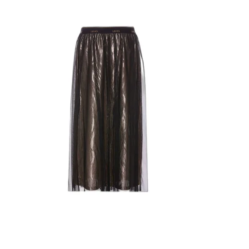 Liu Jo Animal-Printed Layered Midi Skirt