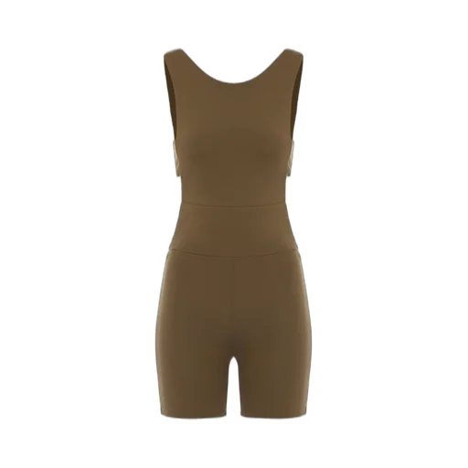 Live The Process Scoop Back Short Jumpsuit