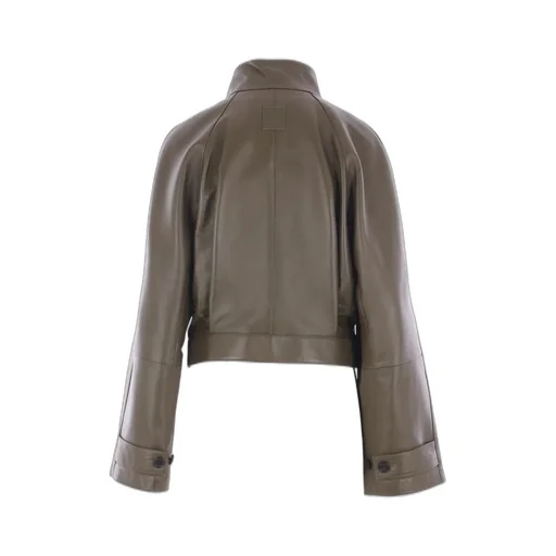 Loewe High Neck Belted Jacket