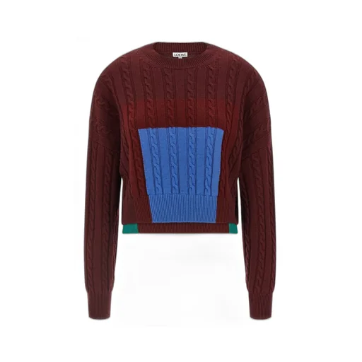 Loewe Anagram Patch Cropped Jumper