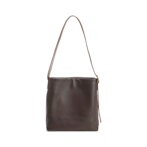 Loewe Logo Platch Draped Shoulder Bag