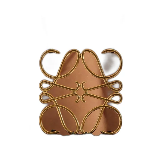Loewe Logo Plaque Draped Dress