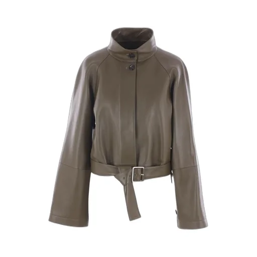 Loewe High Neck Belted Jacket