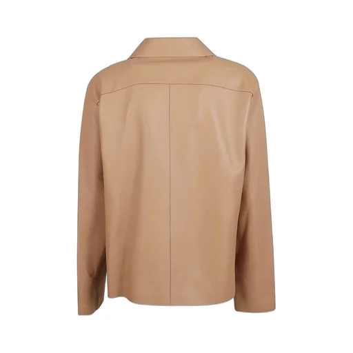 Loewe Logo Embossed Leather Pyjama Jacket