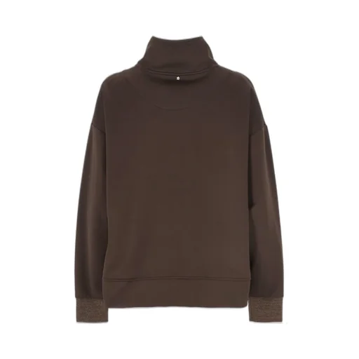 Lorena Antoniazzi Zip-Up Funnel-Neck Sweater
