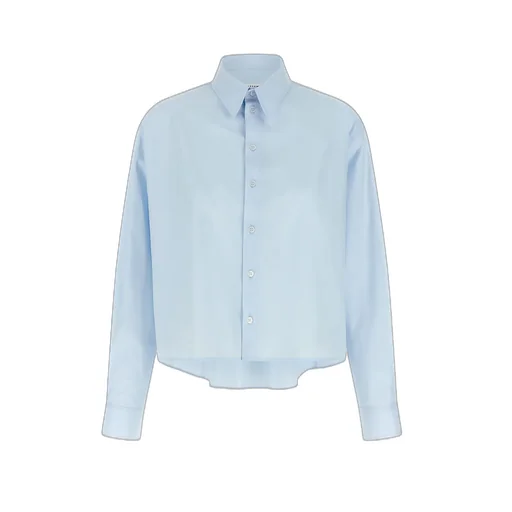 Mm6 Maison Margiela Long-Sleeved Cropped Shirt
