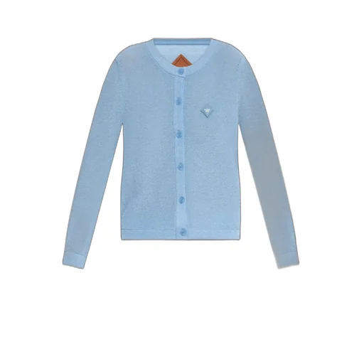 Mcm Logo Patch Knit Cardigan