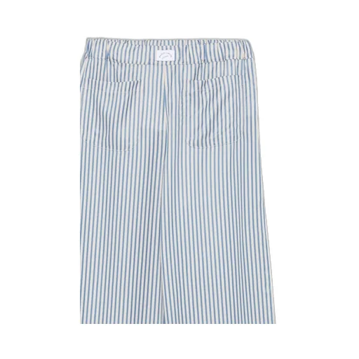 Maison Labiche Striped Wide-Leg Pants