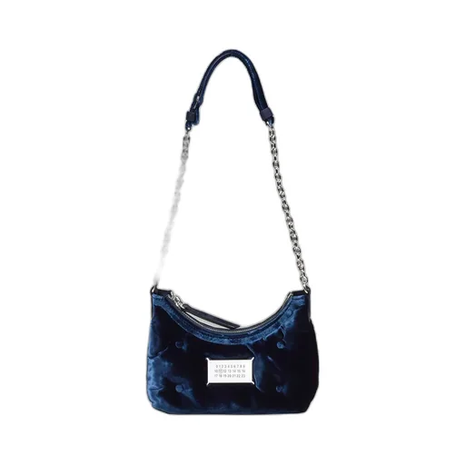 Maison Margiela Glam Slam Micro Velvet Hobo Bag
