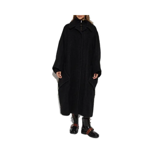 Maison Margiela Boucle Straight Hem Oversized Coat
