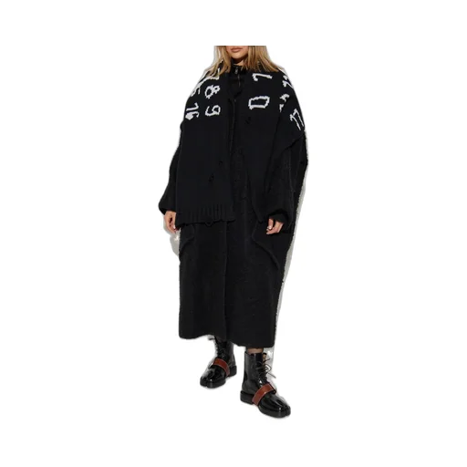 Maison Margiela Boucle Straight Hem Oversized Coat