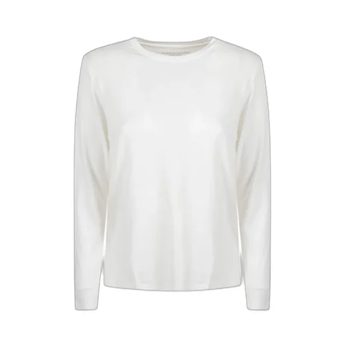 Majestic Crewneck Long-Sleeve Top