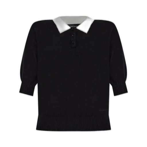 Marc Jacobs Trompe L'oeil Knit Polo Shirt