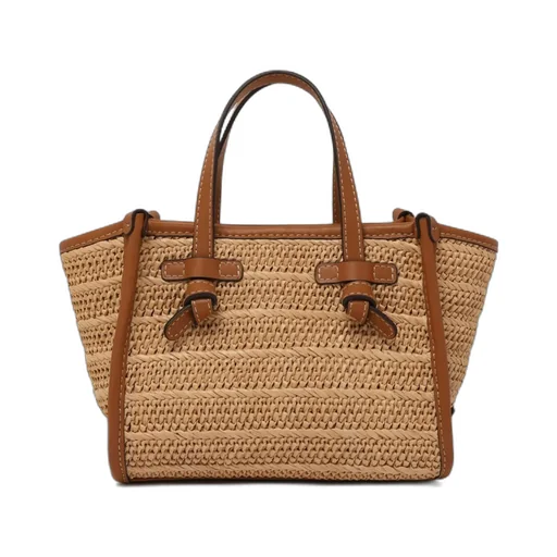 Marcella Mini Woven Tote Bag