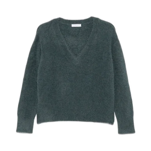 Majestic V-Neck Knit Sweater