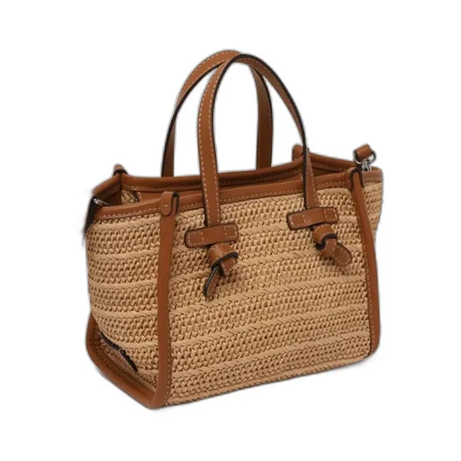 Marcella Mini Woven Tote Bag