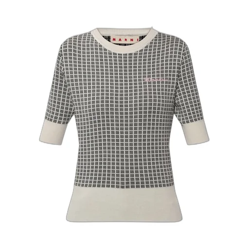 Marni Logo Embroidered Top