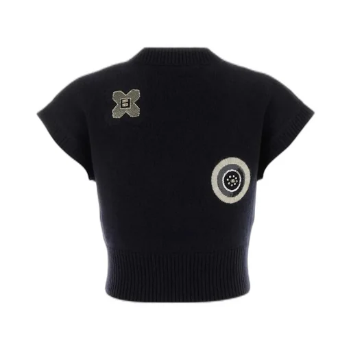 Max Mara Mxmanfora Embellished Cropped Sweater