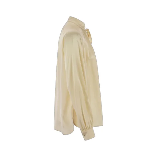 Max Mara Tamigi Bow Detailed Long-Sleeved Blouse
