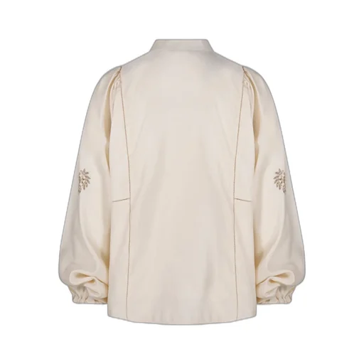 Max Mara Caladio Embellished Long-Sleeved Top