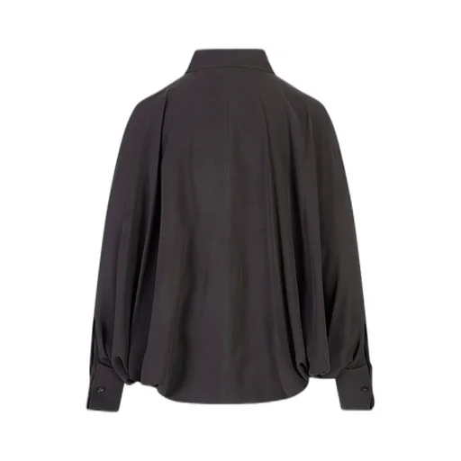 Max Mara Tempo Buttoned Long-Sleeved Top