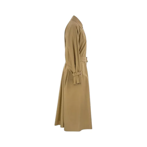 Max Mara Epoche Button Detailed Belted Coat