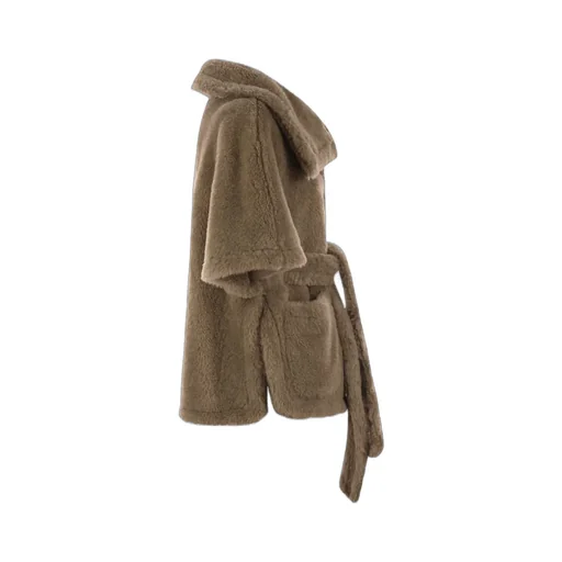 Max Mara Amato Belted Short-Sleeved Coat