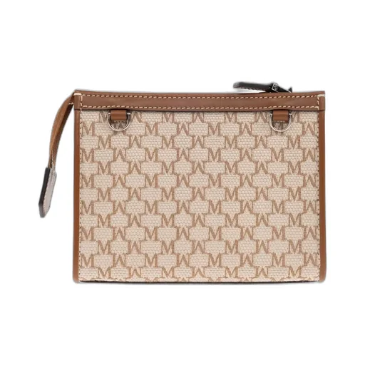 Max Mara Logo Plaque Zip-Up Clutch Bag