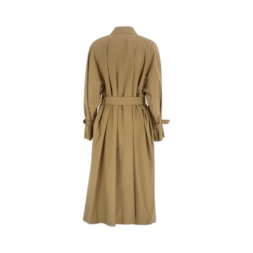 Max Mara Epoche Button Detailed Belted Coat