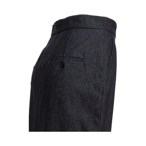 Max Mara Pianosa Button Detailed Back-Slit Skirt