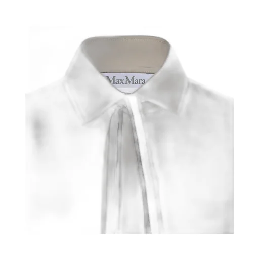 Max Mara Apollo Ribbon Detailed Long-Sleeved Shirt
