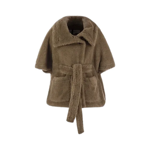 Max Mara Amato Belted Short-Sleeved Coat