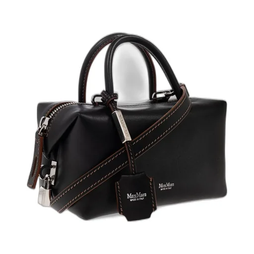 Max Mara Holdalls Logo Stamp Small Tote Bag