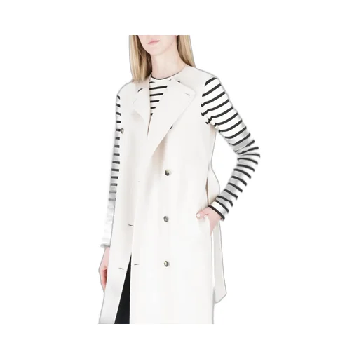 Max Mara Double-Breasted Long Gilet
