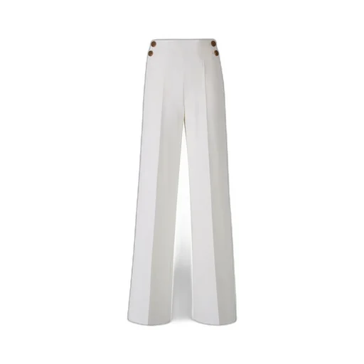 Max Mara Polonia Pleat Detailed Wide-Leg Trousers