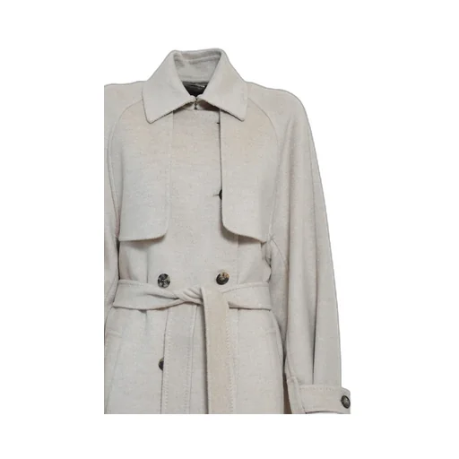 Max Mara Double-Breasted Long-Sleeved Coat