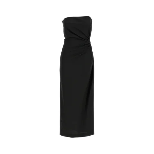 Max Mara Silva Gathered Strapless Dress